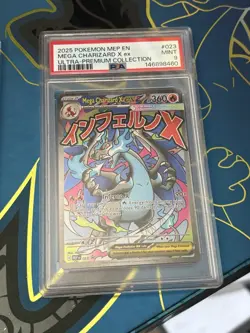 Pokemon Mega Charizard X ex 023 Me: Mega Evolution Promo EX Holo 360 HP - Image 1