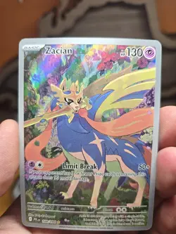 Pokemon TCG Zacian Phantasmal Flames Illustration Rare NM - Image 1