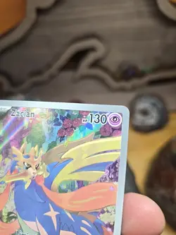 Pokemon TCG Zacian Phantasmal Flames Illustration Rare NM - Image 2