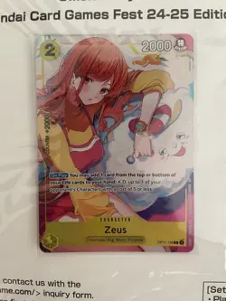 One Piece TCG Playmat Bandai Card Games Fest 24-25 Edition W/ Nami & Zeus Promo - Image 2