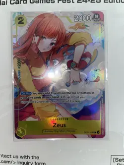 One Piece TCG Playmat Bandai Card Games Fest 24-25 Edition W/ Nami & Zeus Promo - Image 3