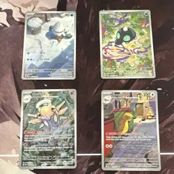 Pokemon TCG Holo Lot of 4: Snover, Shroodle, Shedinja, Gumshoos (MEG 2025) - Image 1