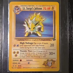 Pokemon Gym Challenge Giovanni's Machamp 6/132, Jolteon 28/132, Cloyster 29/132… - Image 5