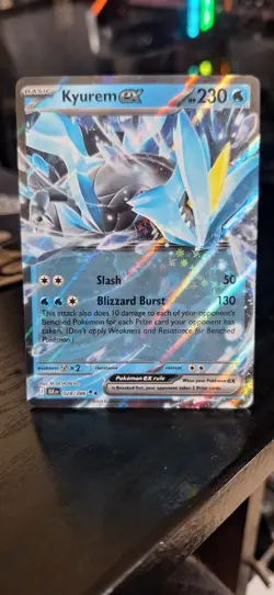 Pokemon TCG Kyurem Ex - Black Bolt - 028/086 - Double Rare - Pack Fresh - Image 1