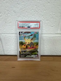 2021 Pokemon SWSH Evolving Skies Leafeon VMAX #205/203 PSA 10 GEM MINT - Image 1