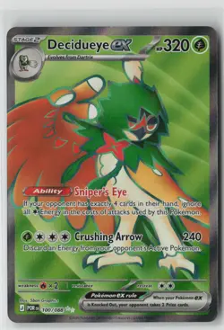 Pokemon Decidueye ex #100/088 ME03: Perfect Order Near Mint or Better - Image 1