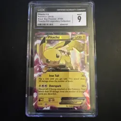 Pikachu EX XY84 EX Legendary Collection Black Star Promos CGC 9 Pokemon 2015 - Image 1