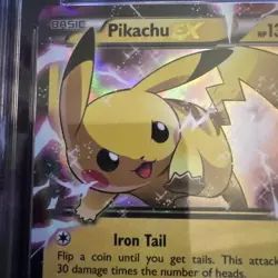 Pikachu EX XY84 EX Legendary Collection Black Star Promos CGC 9 Pokemon 2015 - Image 4