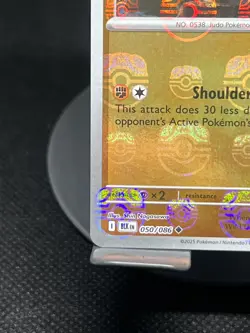 Pokemon TCG Throh (Master Ball) 050/086 Black Bolt Reverse Holo NM - Image 4