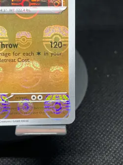Pokemon TCG Throh (Master Ball) 050/086 Black Bolt Reverse Holo NM - Image 5