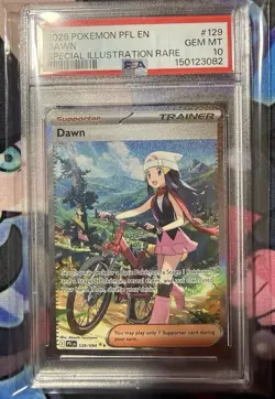 Pokemon Phantasmal Flames Dawn 129/094 SIR PSA 10 - Image 1