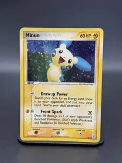 Minun 6/12 EX Trainer Kit 2: Plusle & Minun Holo (MP) MID ERA POKEMON - Image 1