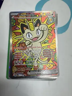 Meowth Ex 121/088 SIR Pokemon English Perfect Order 2026 - Image 1