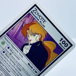 Sailor Moon CCG Premier Edition Zoycite Negaverse Villian Trading Card - Image 3
