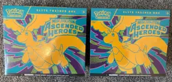 x2 Pokemon Mega Evolution Ascended Heroes Elite Trainer Box ETB SEALED 2-Pack - Image 1