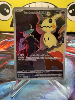 Pokemon TCG Team Rocket’s Mimikyu Ascended Heroes 238/217 Illustration Rare NM - Image 1