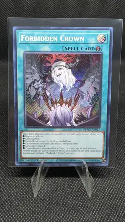 Yu-Gi-Oh! TCG Burst Protocol BPRO-EN067 Forbidden Crown Secret Rare - Image 1