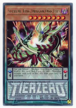 Yugioh MZMI-EN058 Supreme King Dragon Odd-Eyes Rare 1st Edition NM/LP - Image 1
