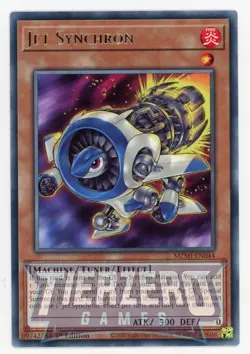 Yugioh MZMI-EN044 Jet Synchron Rare 1st Edition NM/LP - Image 1