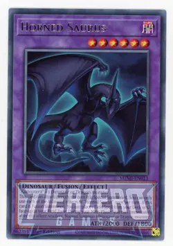 Yugioh MZMI-EN013 Horned Saurus Rare 1st Edition NM/LP - Image 1