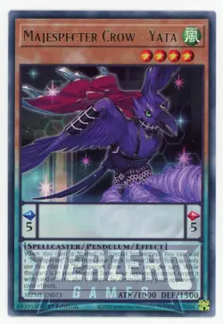 Yugioh MZMI-EN073 Majespecter Crow - Yata Rare 1st Edition NM/LP - Image 1