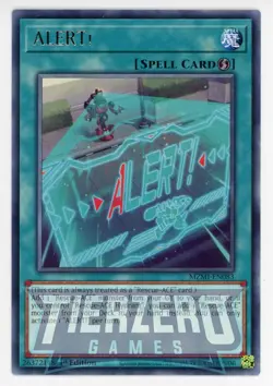 Yugioh MZMI-EN083 ALERT! Rare 1st Edition NM/LP - Image 1