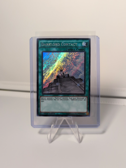 Yugioh! Darklord Contact DESO-EN035 1st Edition Secret Rare - Image 1