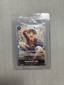 P-075 Monkey.D.Luffy Promo Card TS-02 Tin Set 02 ENGLISH SEALED - Image 1