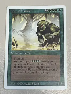 Force of Nature - MTG - REVISED (3rd) - ENGLISCH - ©1994 NM/M extra rare - Image 1