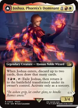 Joshua, Phoenix's Dominant (Extended Art) [FIN - 494] - NM [Normal] TCG MTG - Image 1