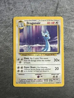 Pokemon TCG Dragonair Base Set 18/102 Non-Holo Unlimited Rare Card - Image 1