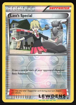 Lass's Special - 103/124 - Uncommon Reverse Holo - Fates Collide - Pokemon Card - Image 1