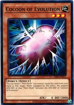 Yu-Gi-Oh Metal Raiders (25th Anniversary) Cocoon of Evolution Common Card - Image 1
