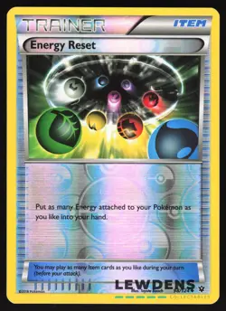 Energy Reset - 98/124 - Uncommon Reverse Holo - Fates Collide - Pokemon Card - Image 1