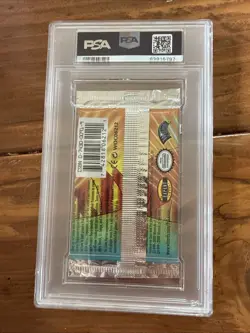 POKEMON 2000 WOTC GYM HEROES FOIL PACK ERIKA PSA 8 - Image 2