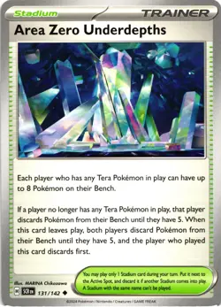 Pokemon Stellar Crown Area Zero Underdepths Trainer Regular Uncommon Card - Image 1