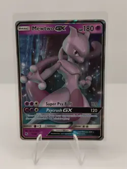 Mewtwo GX 31/68 Hidden Fates Holo Pokemon Card NM 31/68 - Image 1