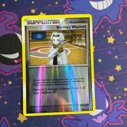 Pokemon TCG - Bertha's Warmth 90/111 - Rising Rivals - Reverse Holo LP - Image 1