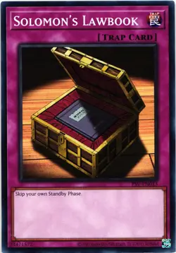 Yu-Gi-Oh Pharaoh's Servant (25th Anniversary) Solomon's Lawbook Common Card - Image 1