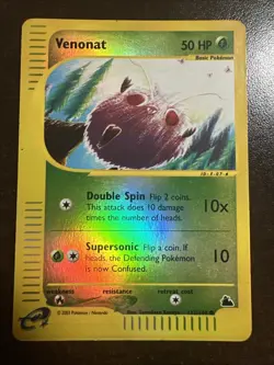 Venonat 112/144 Pokemon TCG Skyridge DMG - Image 1