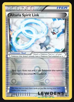 Altaria Spirit Link - 91/124 - Uncommon Reverse Holo - Fates Collide - Pokemon C - Image 1