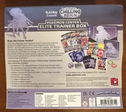 Pokemon Sword and Shield Chilling Reign Elite Trainer Box ETB Factory Sealed - Image 2