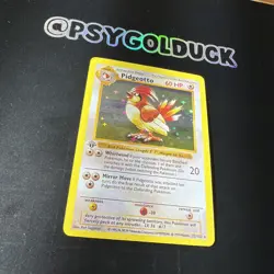 Base set Pidgeotto Pokemon Holographic Card See Description B1 - Image 2