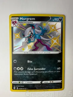 Morgrem SV084/SV122 Shiny Rare Shining Fates Shiny Vault Pokemon Near Mint - Image 1