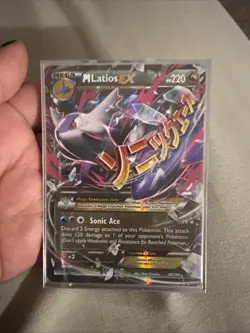 (HP) M Latios EX Mega 59/108 Roaring Skies XY Pokemon Card Heavily Played - Image 5