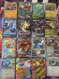 Pokemon 16 Card Lot nm V Max Mega Amazing Ex HOLO Rare Hits Only C64 - Image 1
