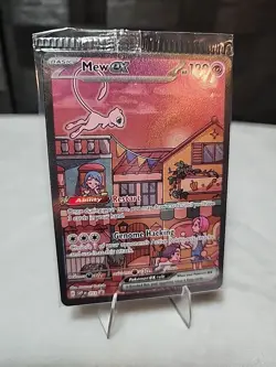 Mew ex SVP 053 SEALED Pokemon TCG Scarlet Violet 151 Black Star Promo Full Art - Image 2