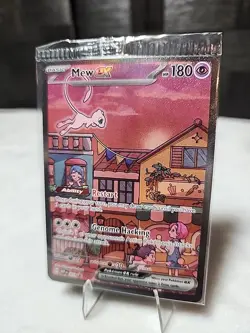 Mew ex SVP 053 SEALED Pokemon TCG Scarlet Violet 151 Black Star Promo Full Art - Image 3