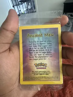 Ancient Mew SEALED Pokemon Unopened 2000 Movie Promo Holo Card - RARE NEAR MINT - Image 1