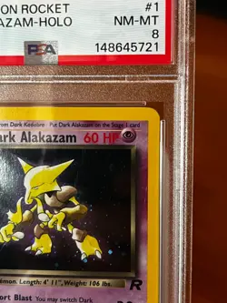 Dark Alakazam (1st Edition) 1/82 Team Rocket Holo - Pokemon TCG 2000 - Image 5